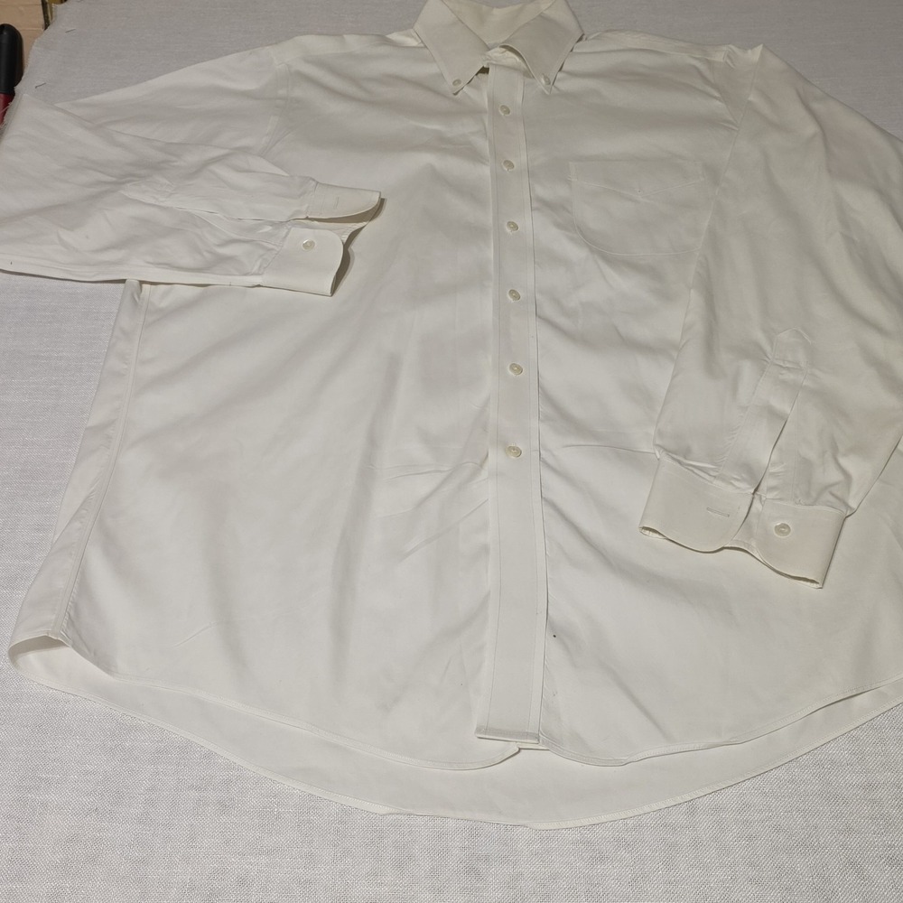 Brooks Brothers Men's 16 1/2-36 100% Cotton Long Sleeve Button
